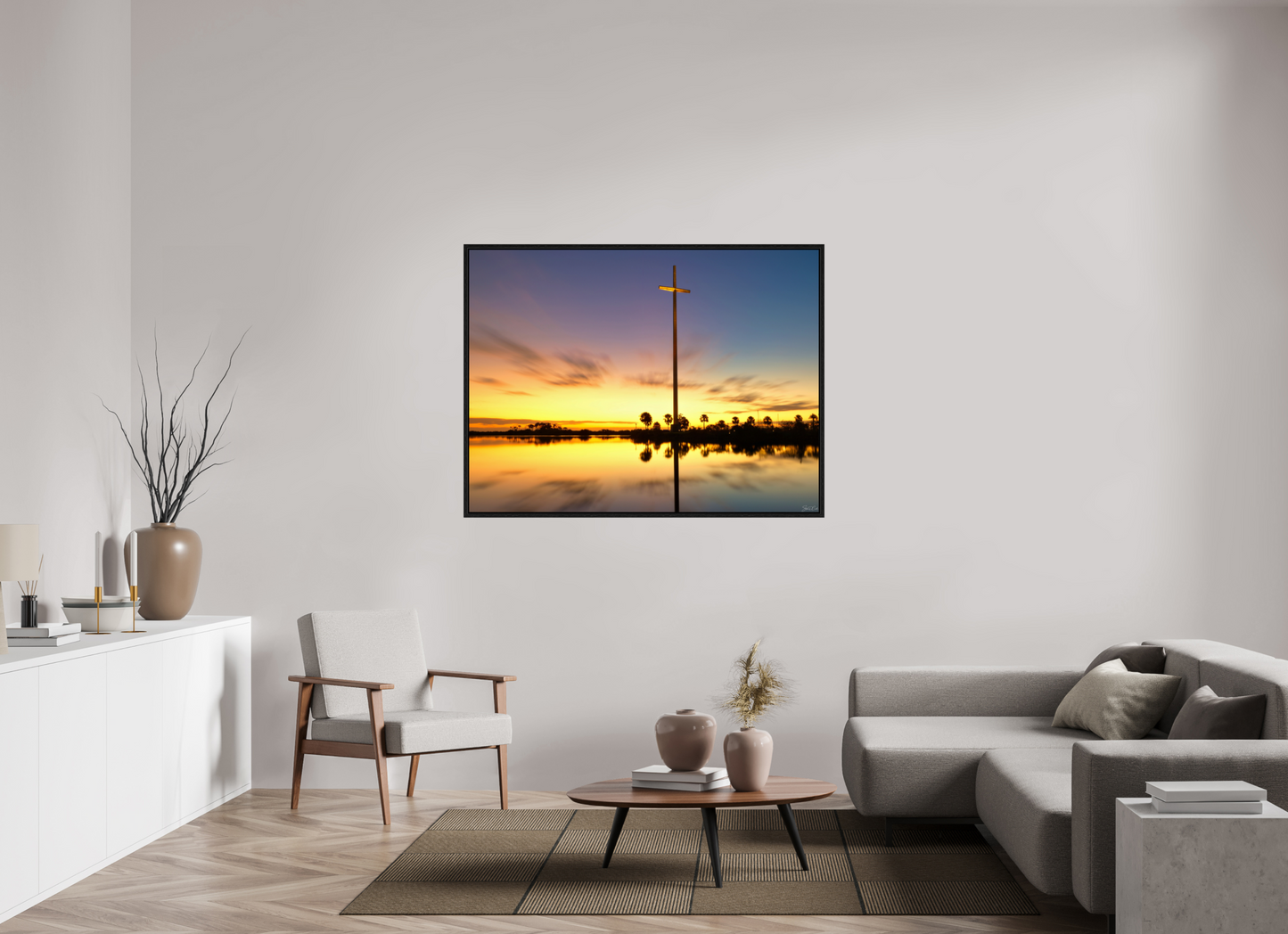 56 x 42″, Color Daybreak at the Great Cross