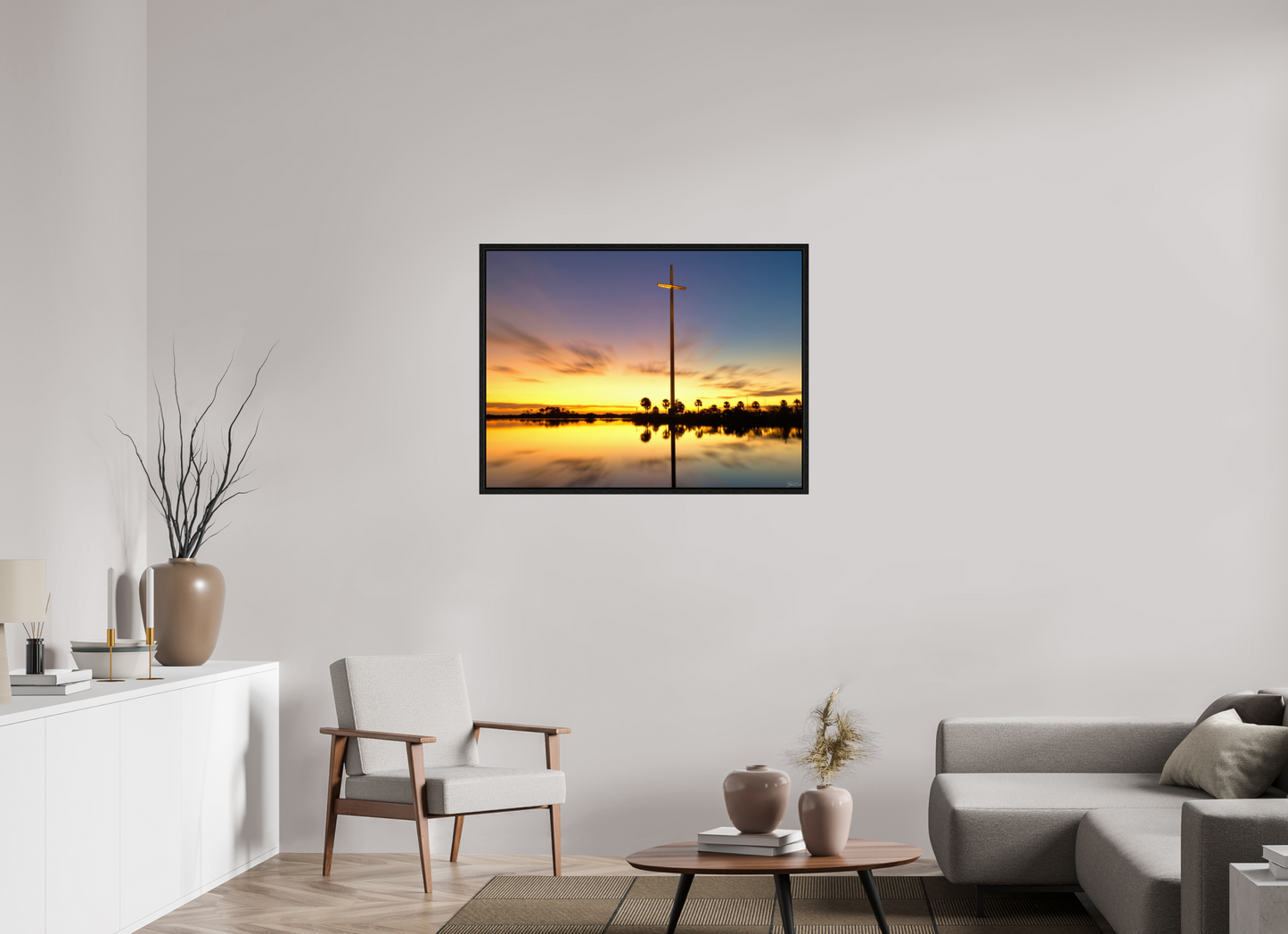 40 x 30″, Color Daybreak at the Great Cross